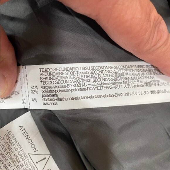 ZARA Men’s Camel Gray Faux Suede Bomber Zip Jacket Size‎ Medium Classy Clean - Picture 7 of 11